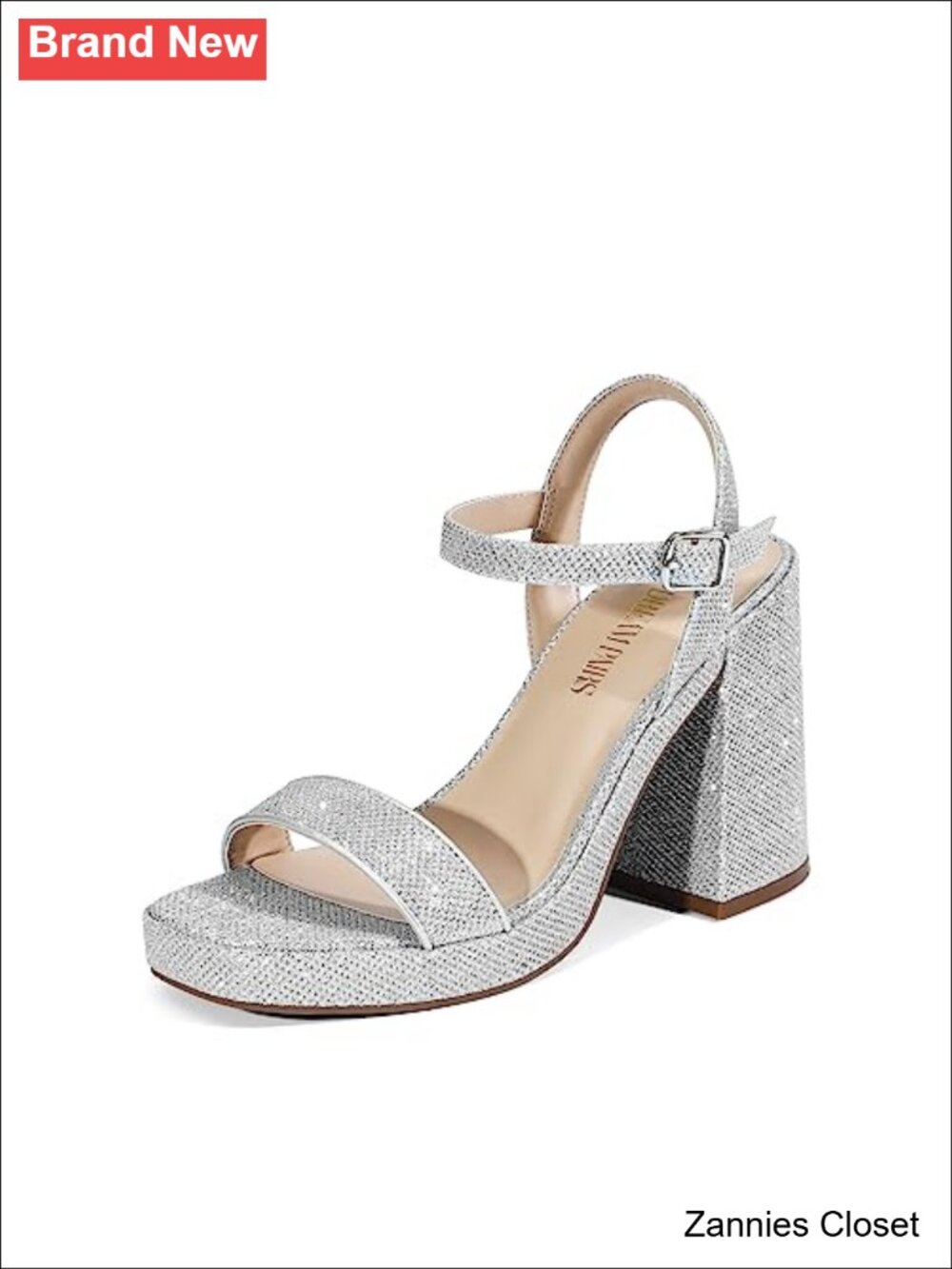 ✨ High Heels Block Chunky Platform Sandal Women Open Toe Ankle Strap
